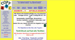 Desktop Screenshot of copy-abc.de