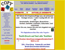 Tablet Screenshot of copy-abc.de